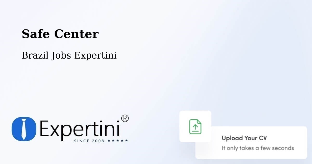 Safety Center – Cabo Frio - Brazil Jobs Expertini